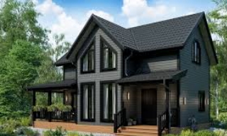 Проекты каркасных домов с террасой от 3651 рублей | Строй-Прх
